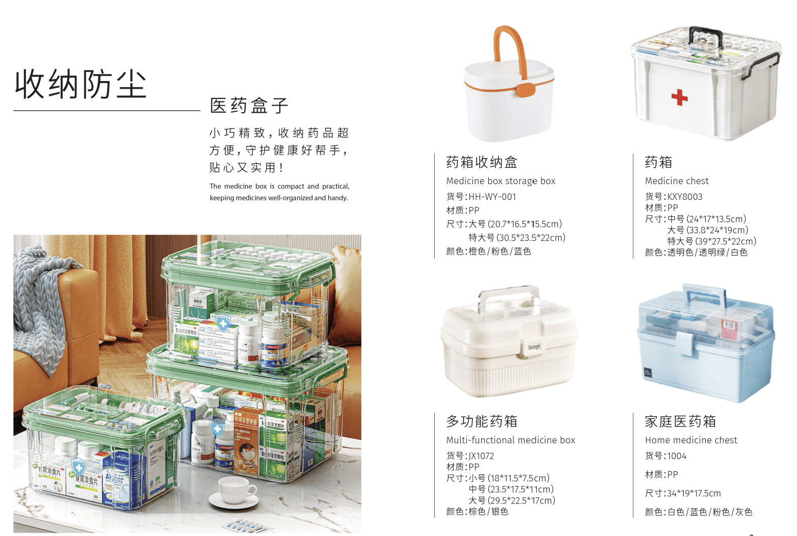 Medicine Storage Box Collection